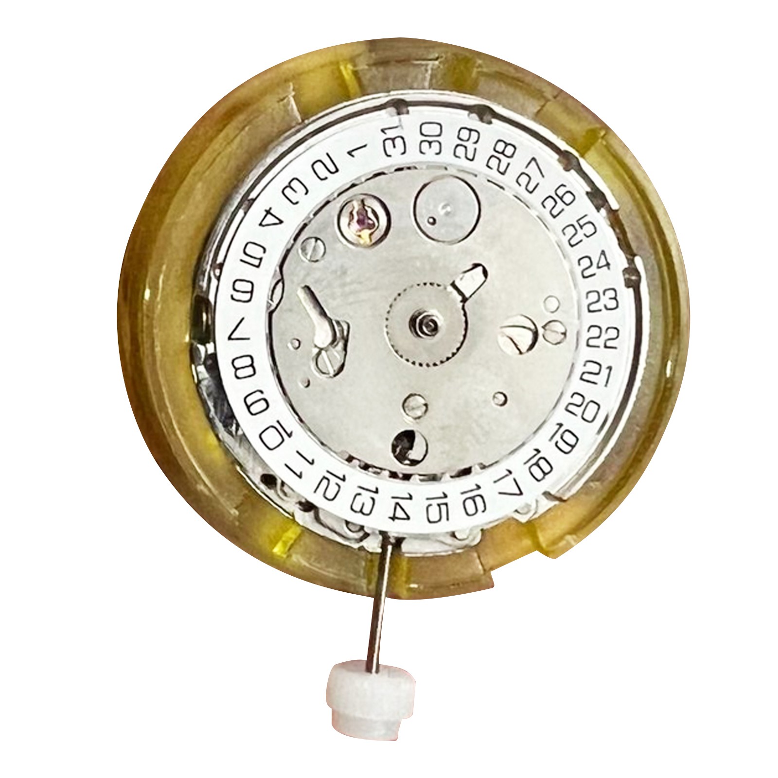 Automatic DG4813 Watch Mechanical Movement Silver Plated 3 Hands Date At 3′