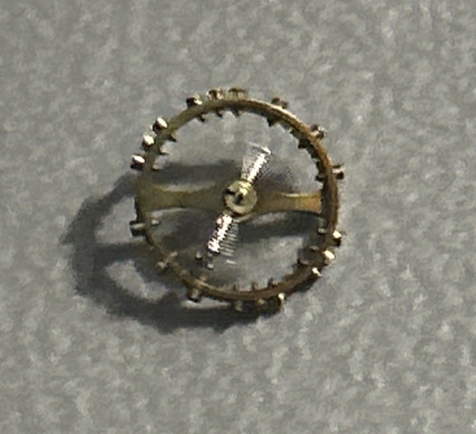 Vintage GENUINE BULOVA 5AR Gold Tone Watch BALANCE Part Loose