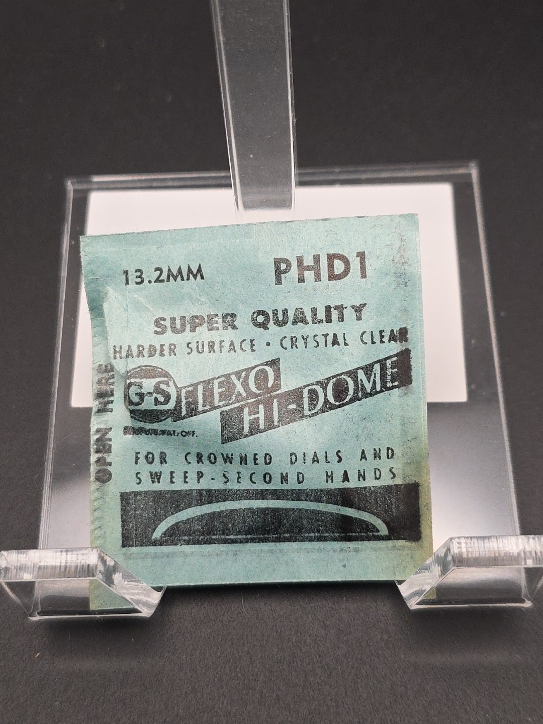 G-S Watch Crystal PHD1 13.2mm Hi Dome