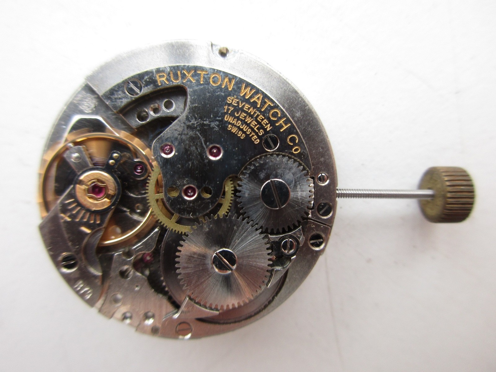 AS A. Schild cal. 1700 automatic watch movement – running – rotor missing