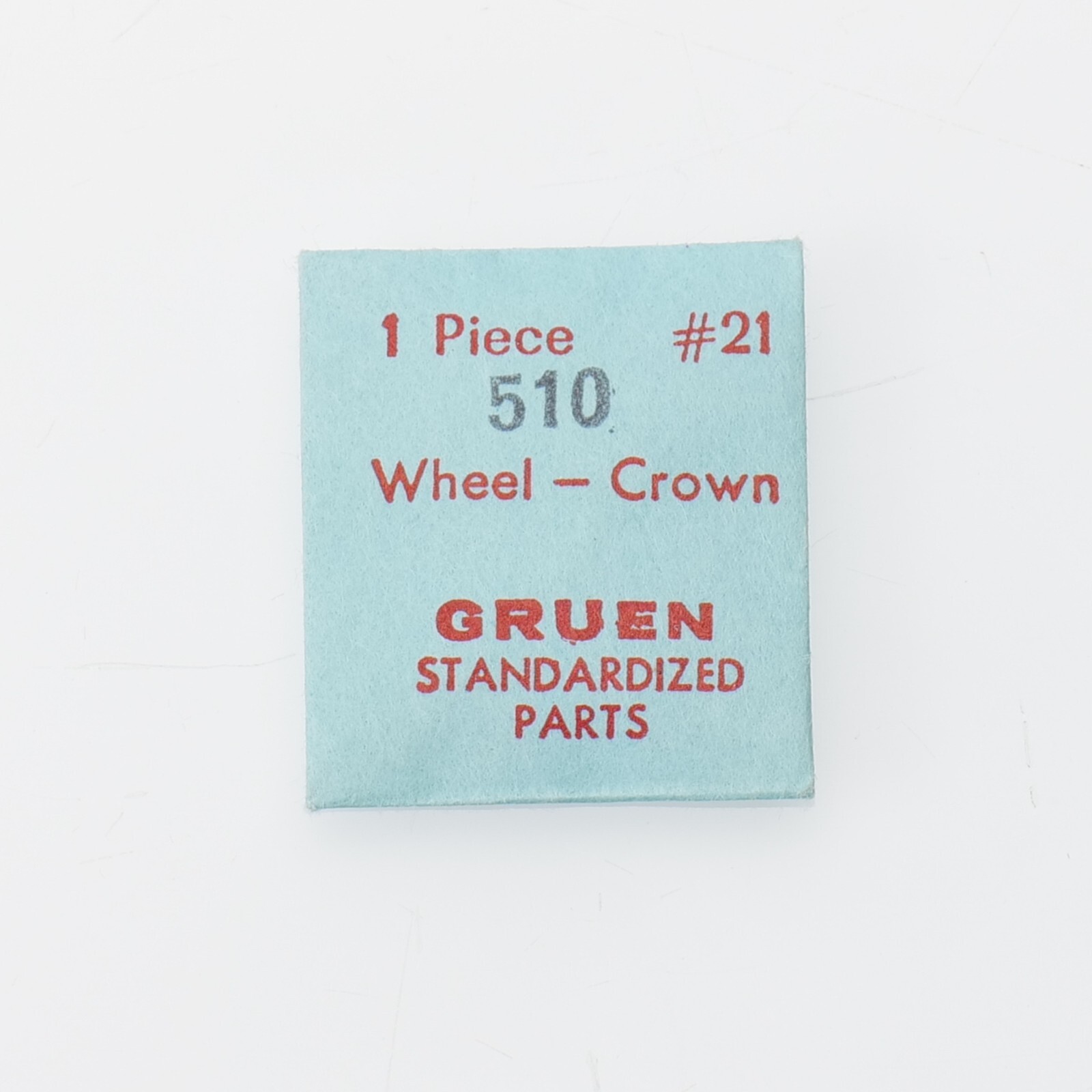 Gruen 510 Watch Crown Wheel Part Watchmakers New Old Stock Watchmakers (C14D25)