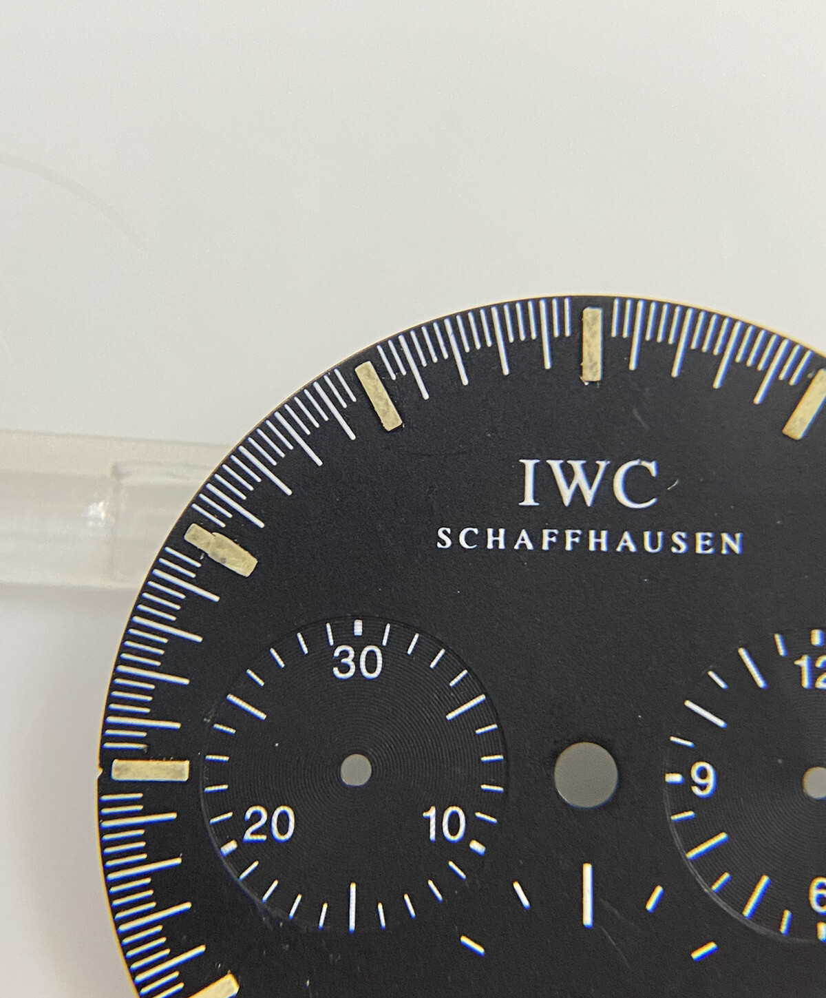 Original IWC GST SCHAFFHAUSEN Chronograph IW372701 Black 27mm Dial