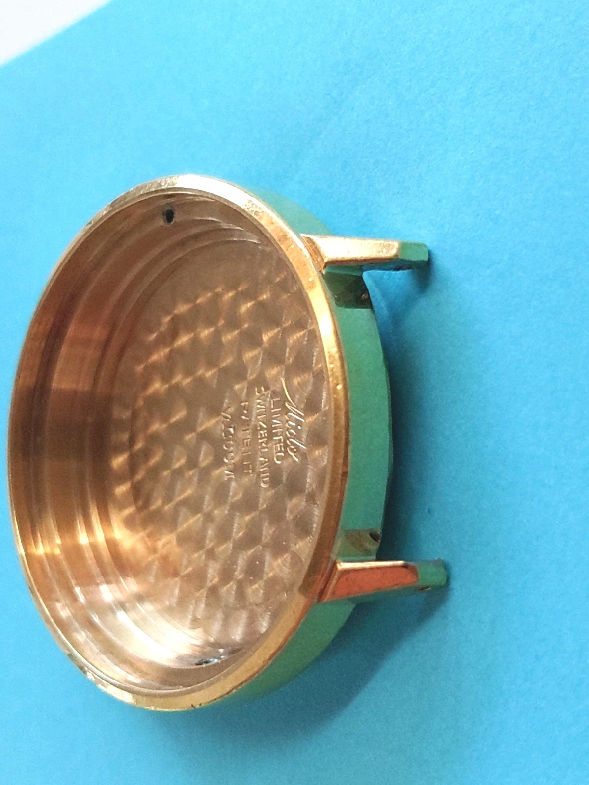 Mido Limited 0.0015 Gold Electroplated Watch Case. Model 7007. Serial #3328707.