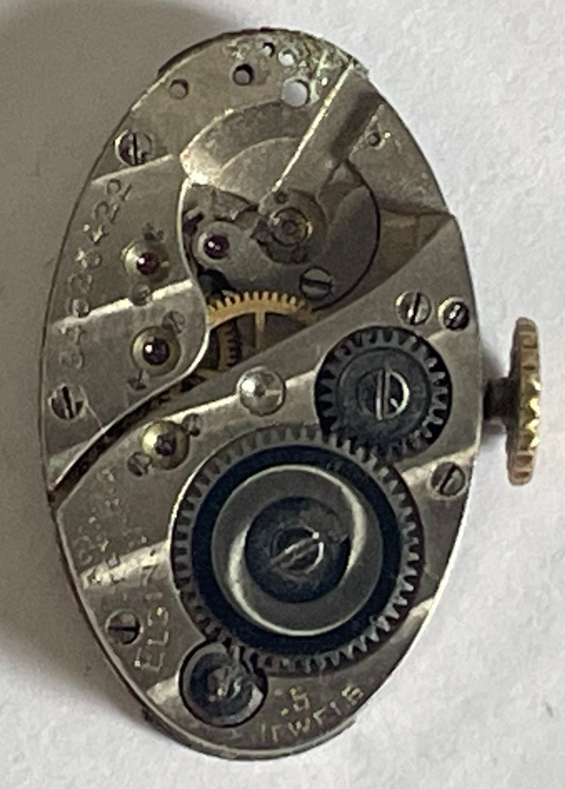 Elgin 492 Size 20/0s 15 Jewels Vintage Watch Movement NOT working (0826-D2)