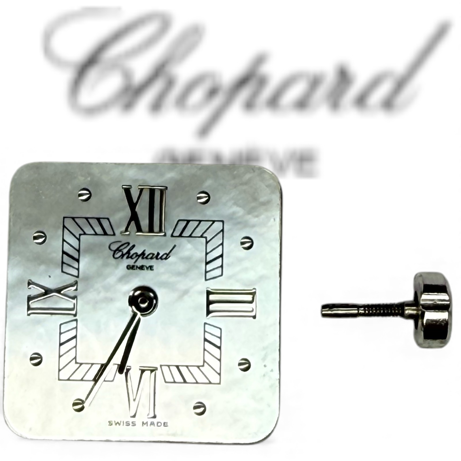 Chopard Quartz V8 Swiss 6 Jewels Movement w/ Mother of Pearl Dial – Working