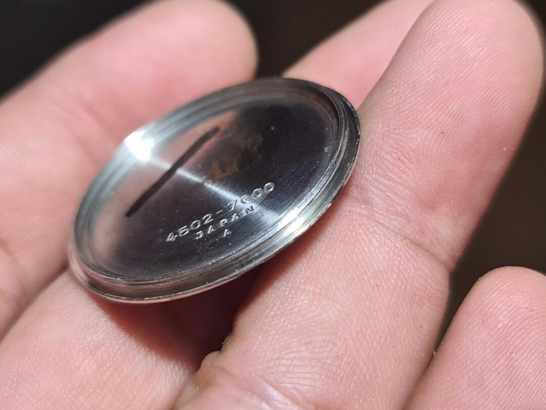 GENUINE CASE BACK COVER SEIKO KS HI-BEAT KING SEIKO 4502-7000 DATED MAY 1969