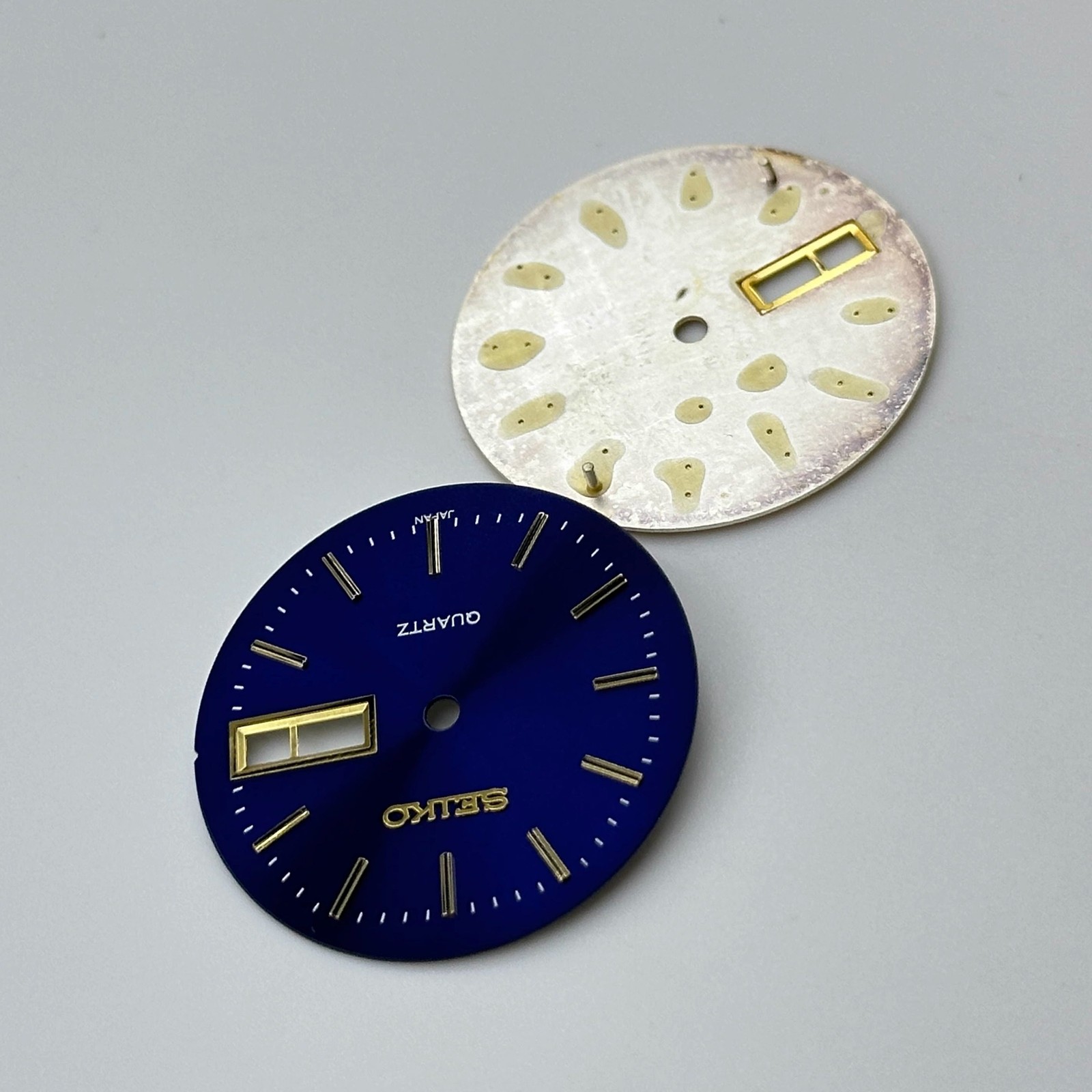 29mm Golden Nail Watch Dial No Lume Dual Calendar for 2305 Movement Accessories