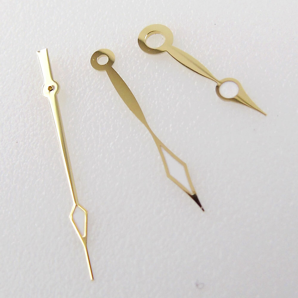 NH35A NH36A NH38A Gold Watch Hands For 7s26 4r35 Movement Green Lume New Arrival