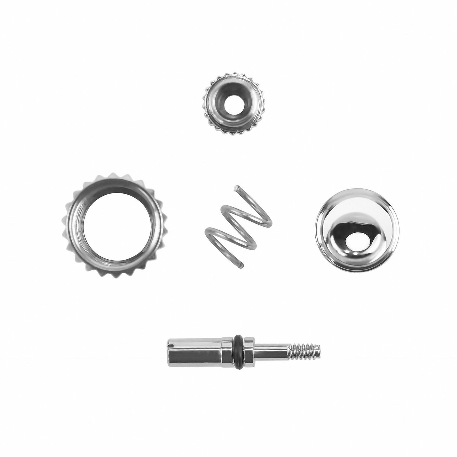 Silver Replacement Case Screw Crown Tube Pusher For Rolex Daytona 6263 6265