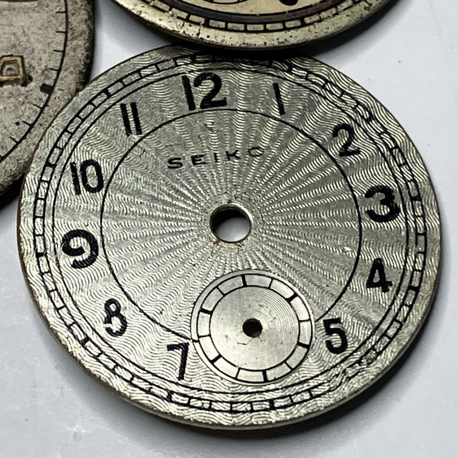 7 Vintage Seiko Watch Dials Chronometer Fine Seiko 1940s-60s Parts Lot