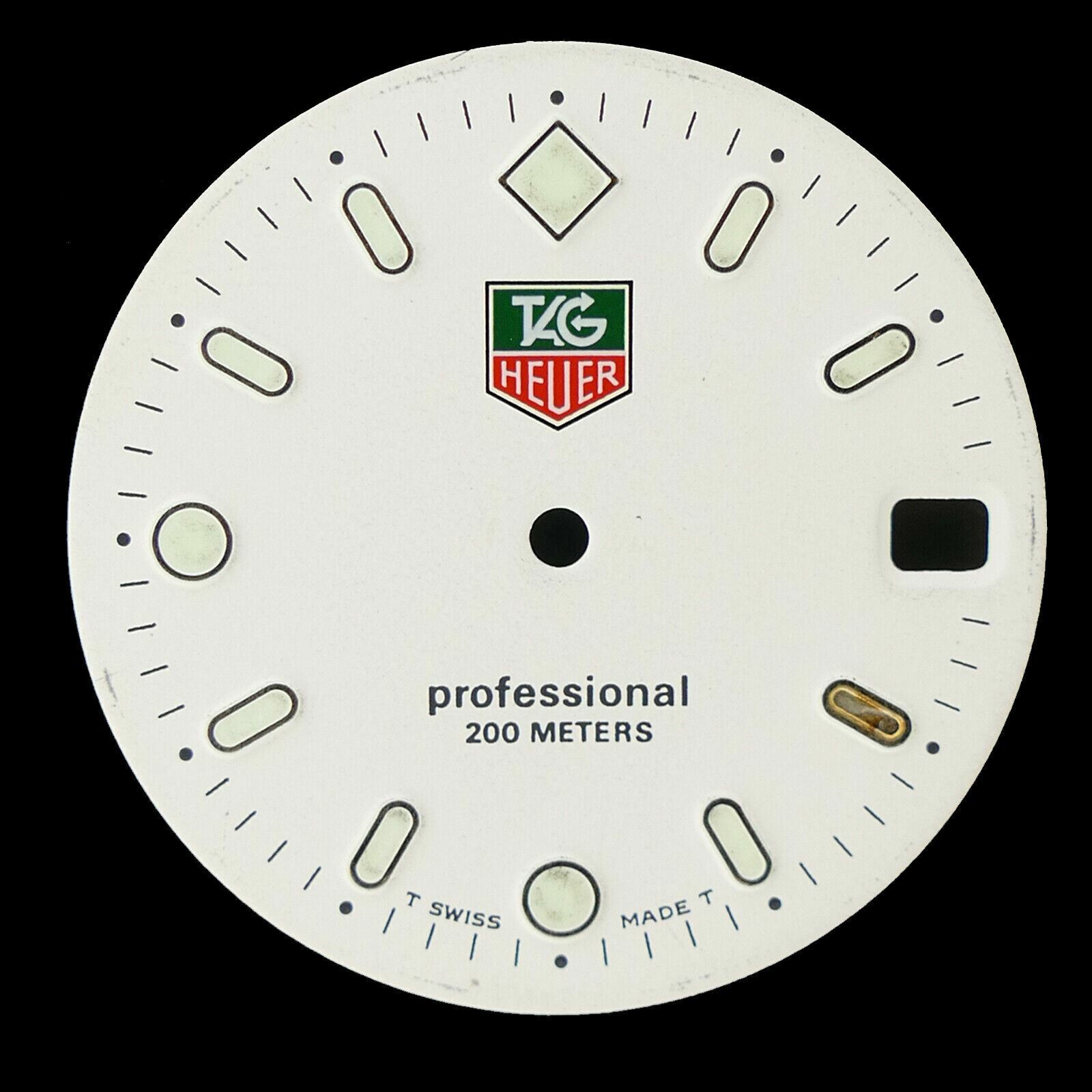 TAG HEUER GENUINE PROFESSIONAL 200 METERS 26MM WHITE DIAL FOR PARTS OR REPAIRS