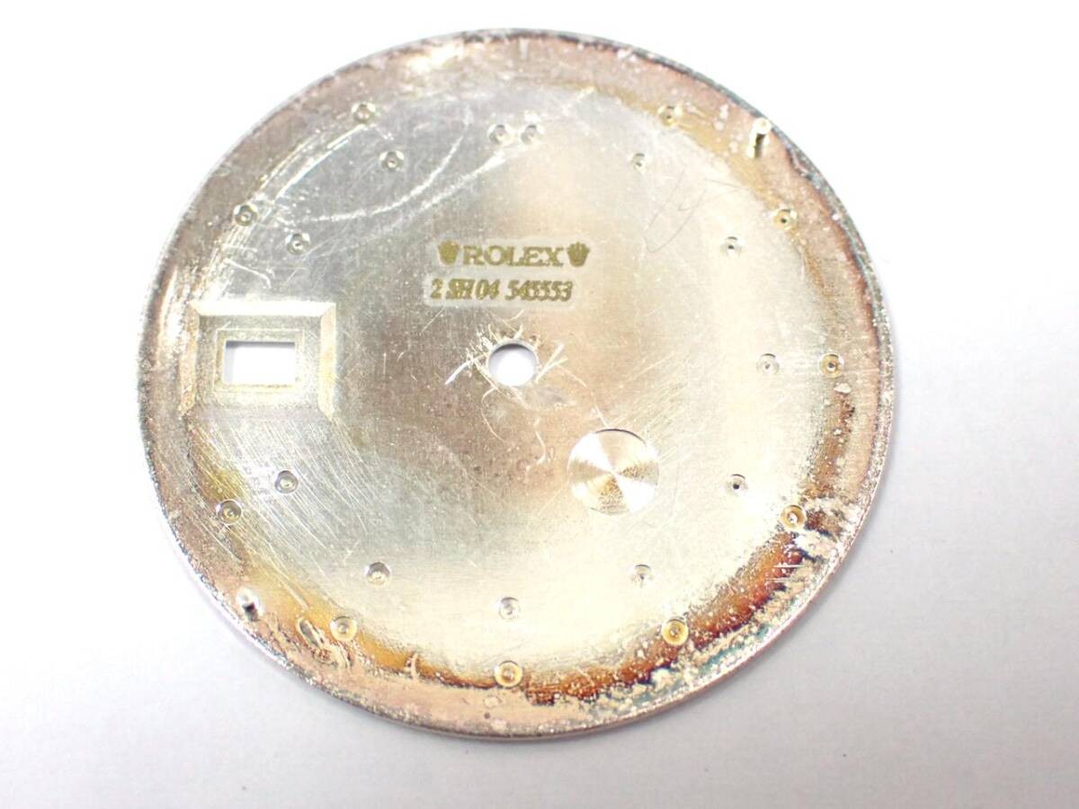 ROLEX Genuine Dial Datejust II 116334 Men’s Wrist Watch Parts Silver 41mm #1