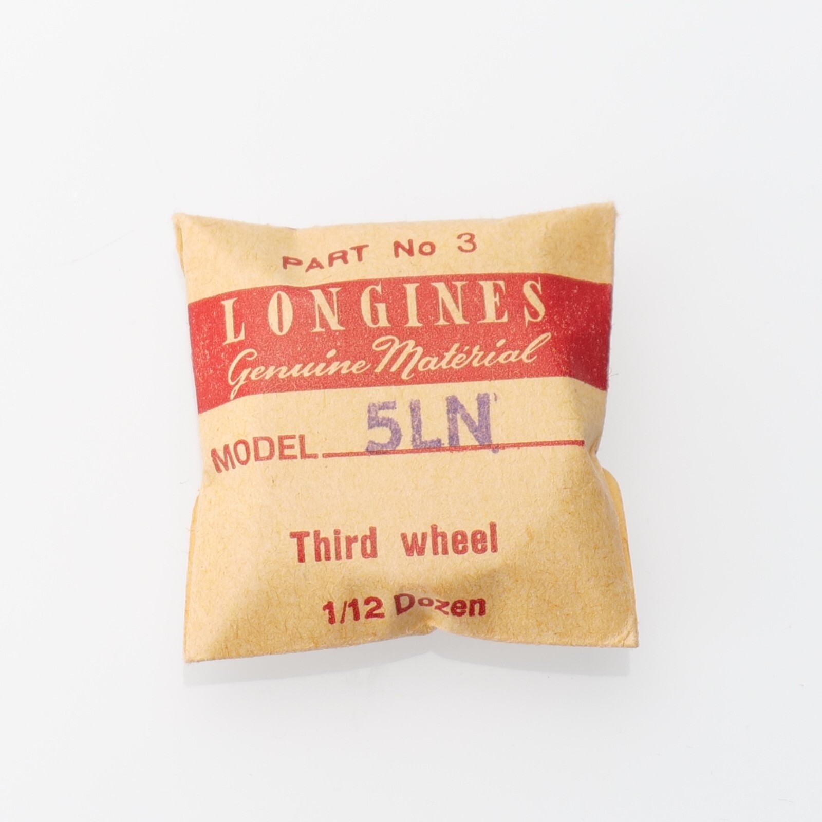Longines 5LN Third Wheel Watch Part #210 New Old Stock Watchmakers (C15D4)
