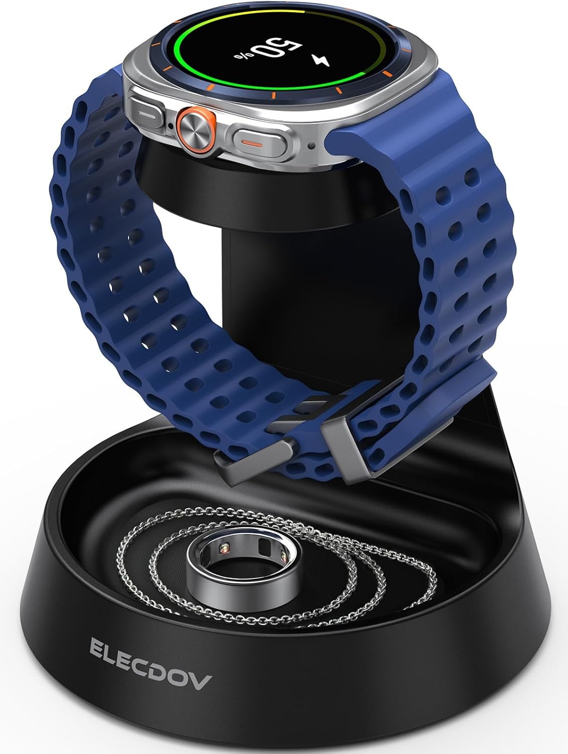 Watch Charger for Samsung – Galaxy Watch 8 Charger Stand with Built-in Magnet…