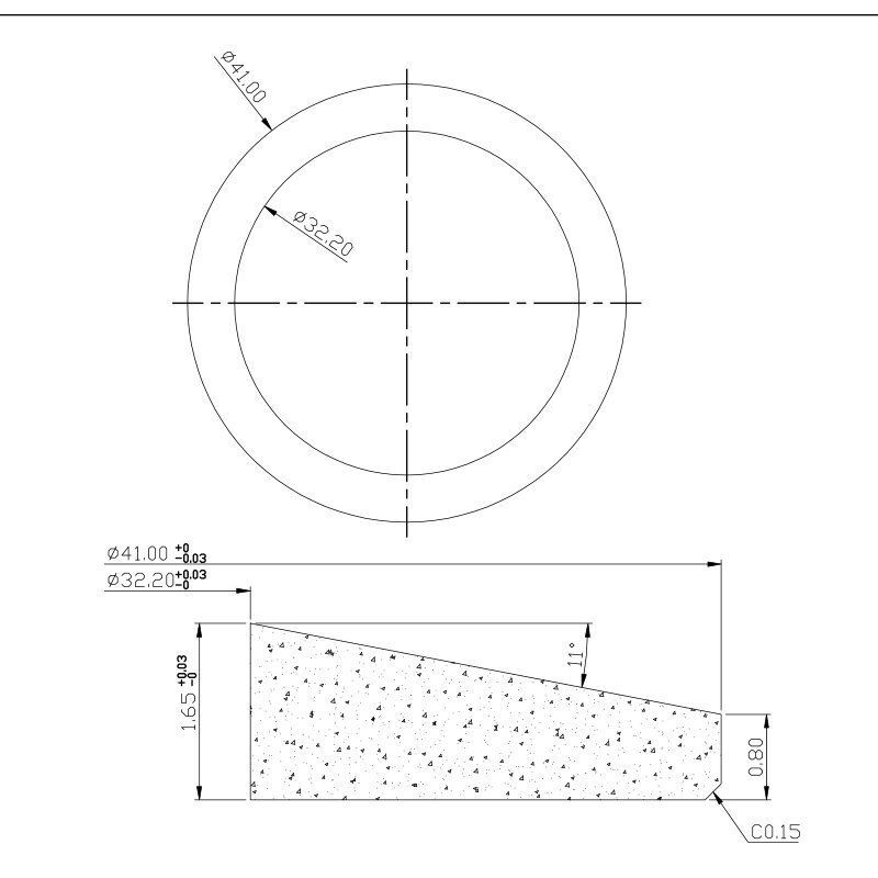 Outer diameter 41mm inner diameter 32.2mm modified Seiko warrior Ceramic bezel