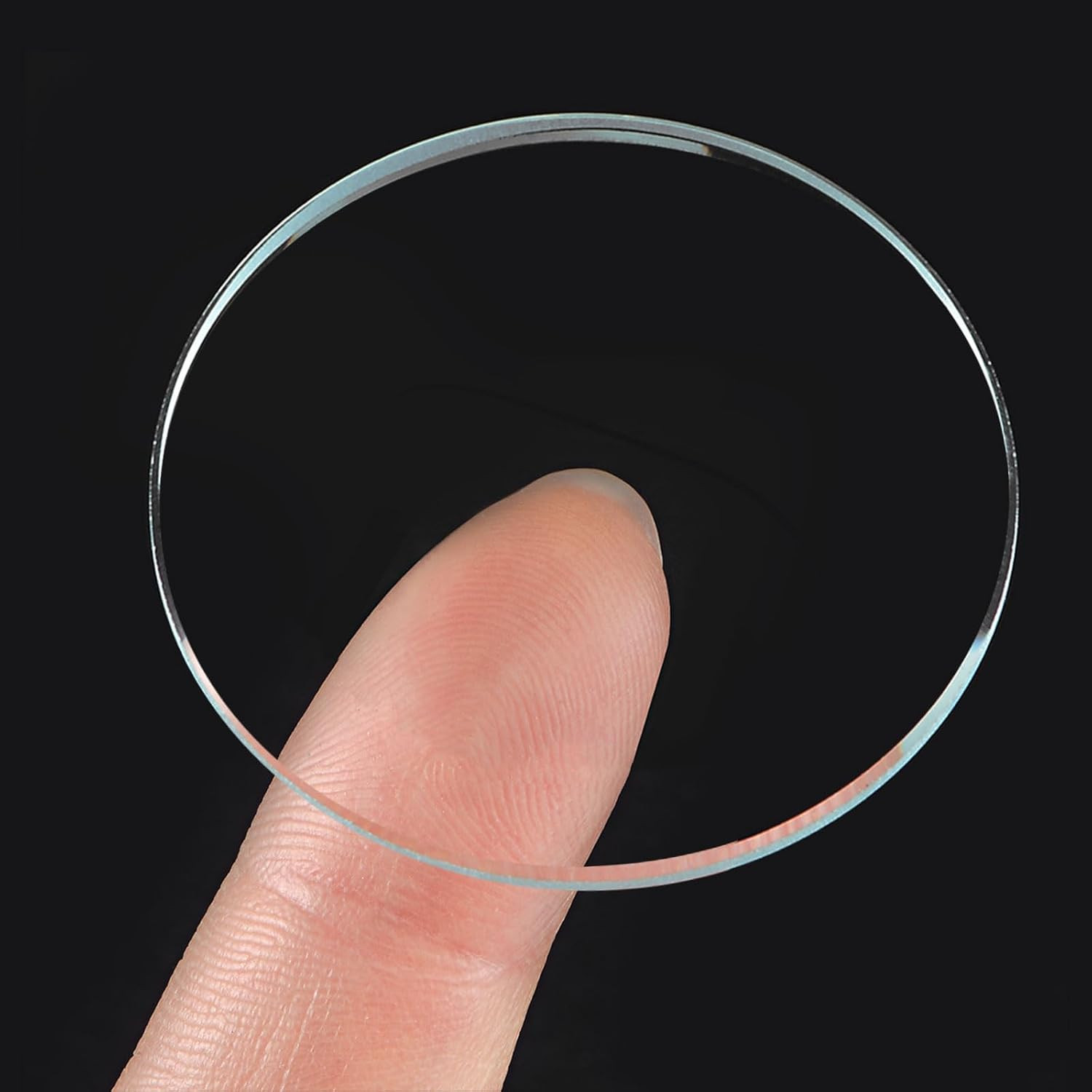 6-Pack 43mm Round Flat Mineral Watch Crystal Glass Lens