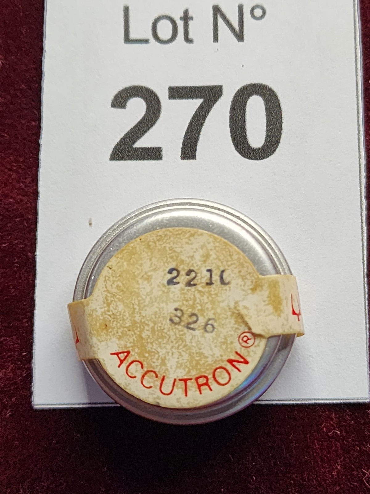 Vintage Genuine Accutron Parts Container – Unopened – Watch Repair