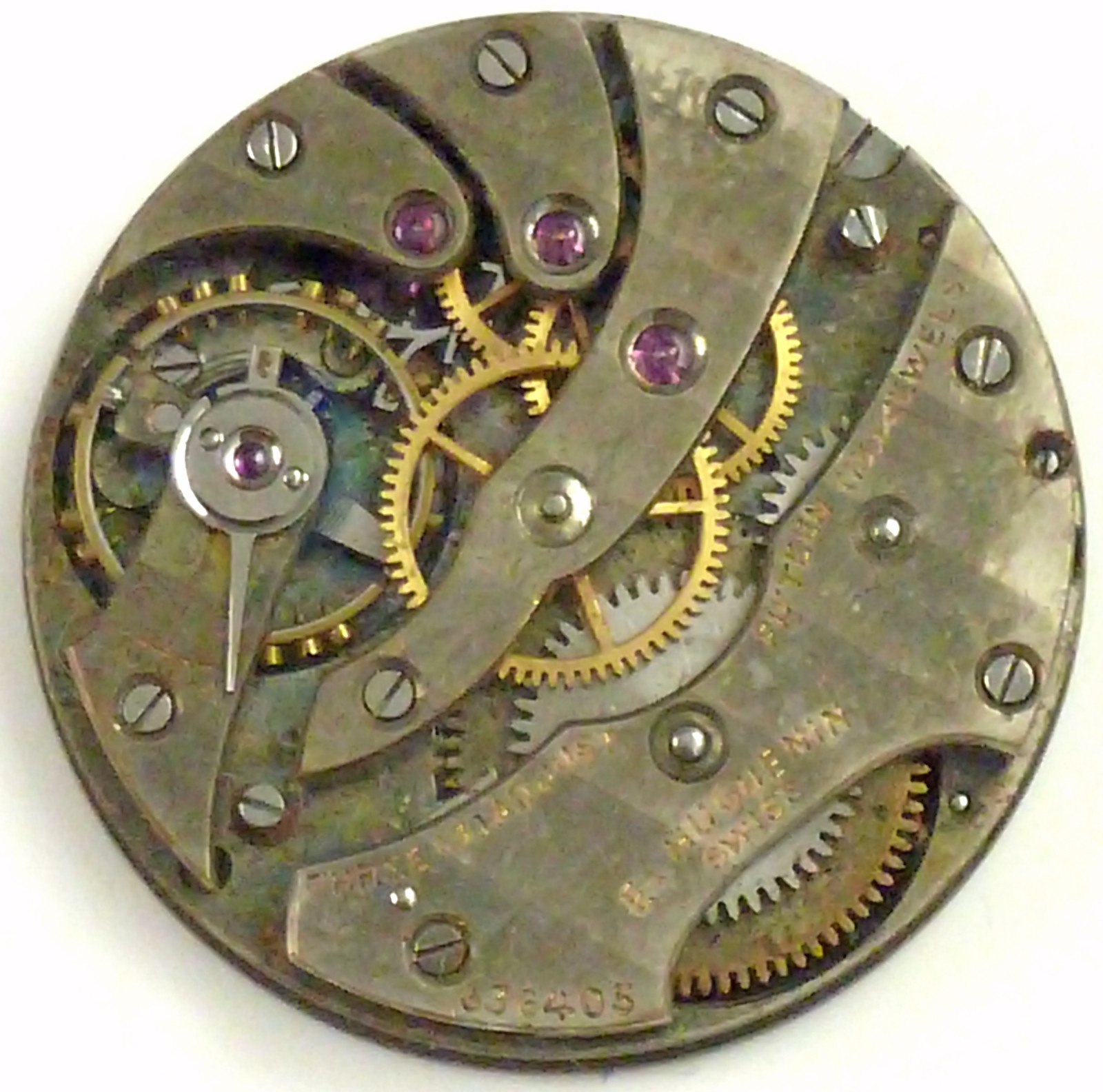 E. Huguenin Wristwatch Movement – Caliber – Spare Parts – Repair
