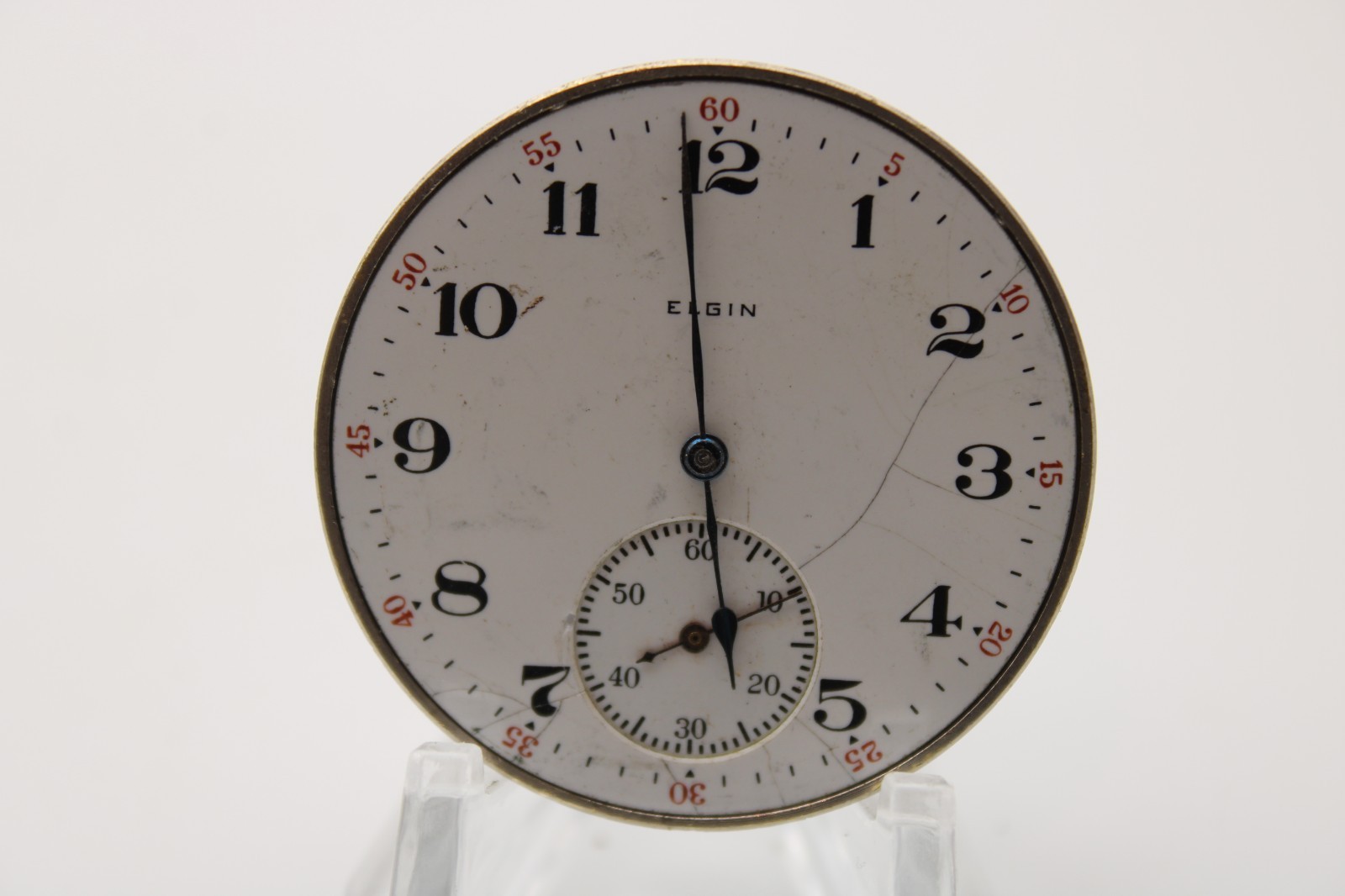 1917 ELGIN POCKET WATCH MOVEMENT 20013293 GRADE 315 12s 15j (EL3)