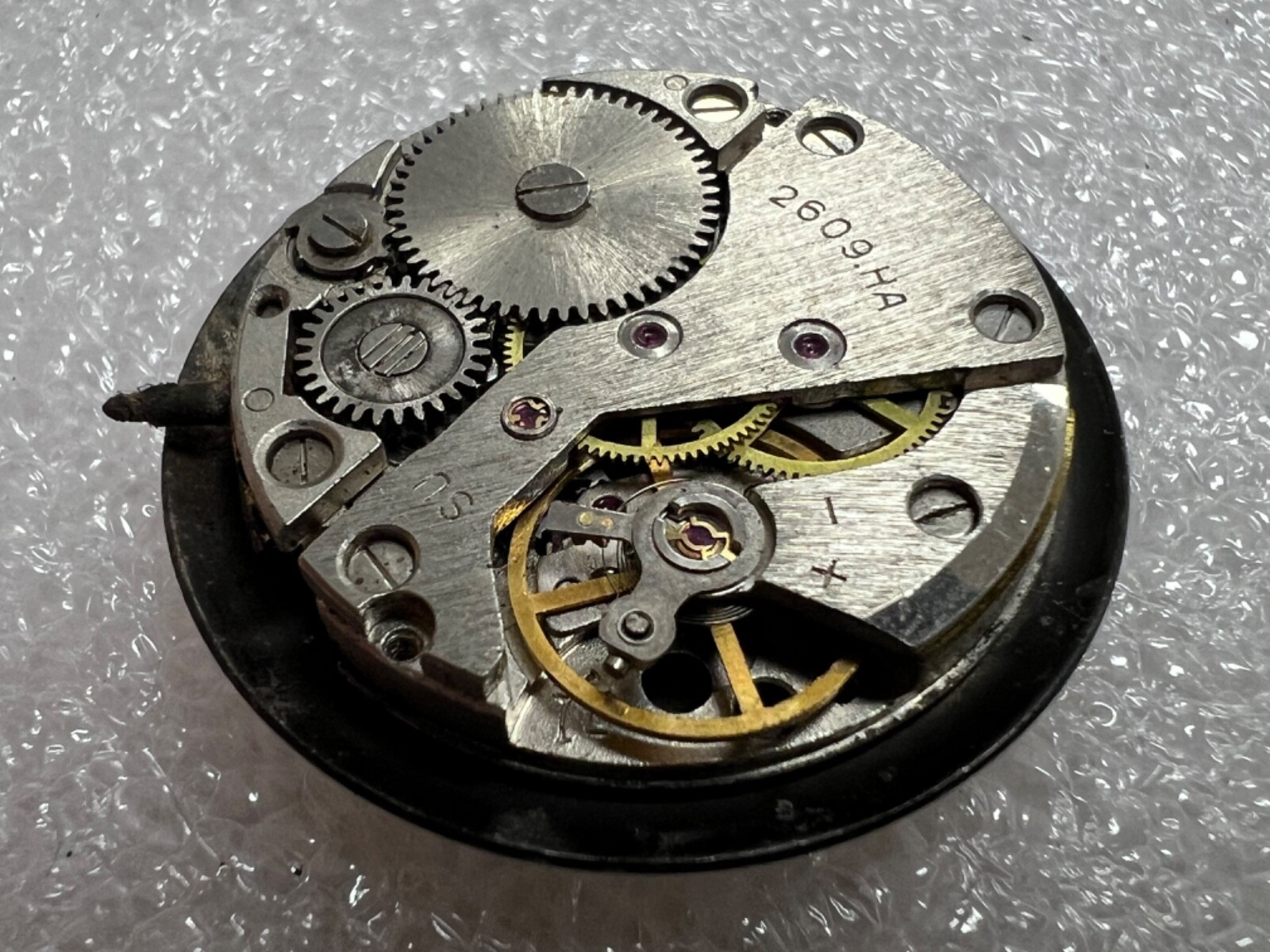 Watch movement USSR Raketa Cal.2609.НА plus Dial.For parts.