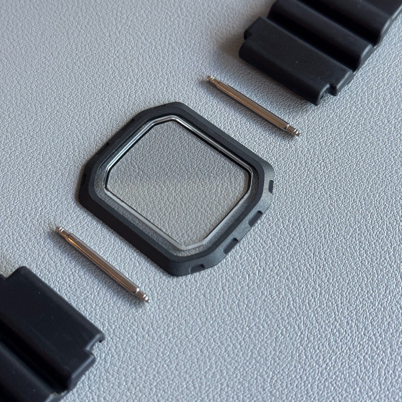 Casio DW-3000 Vintage Crystal Glass Strap and Bezel Reproduction Parts DW3000