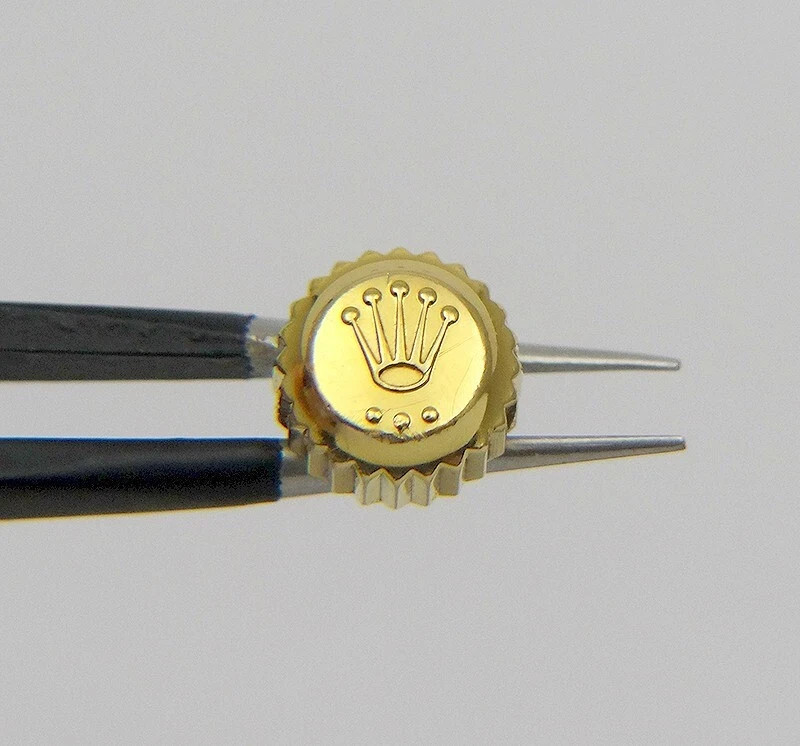 Genuine Rolex 24-704-8 Monobloc 7mm 18k Yellow Gold Crown GMT Submariner Daytona