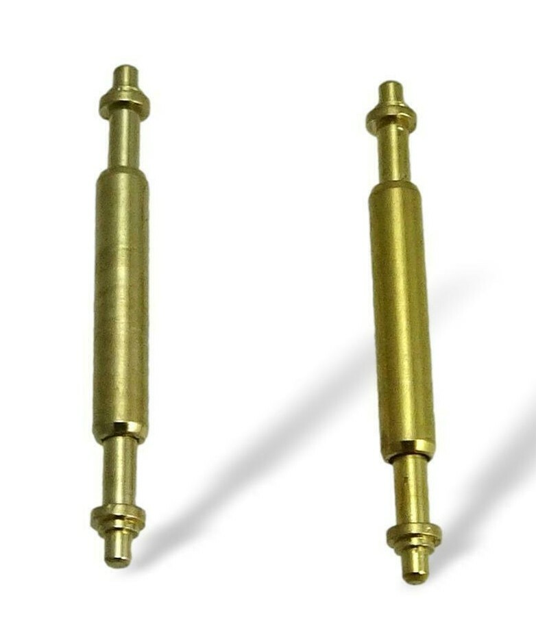 2 Rolex 18k Yellow Gold Datejust Spring Bar Watch Pins 6917 69178 13mm 23-9361