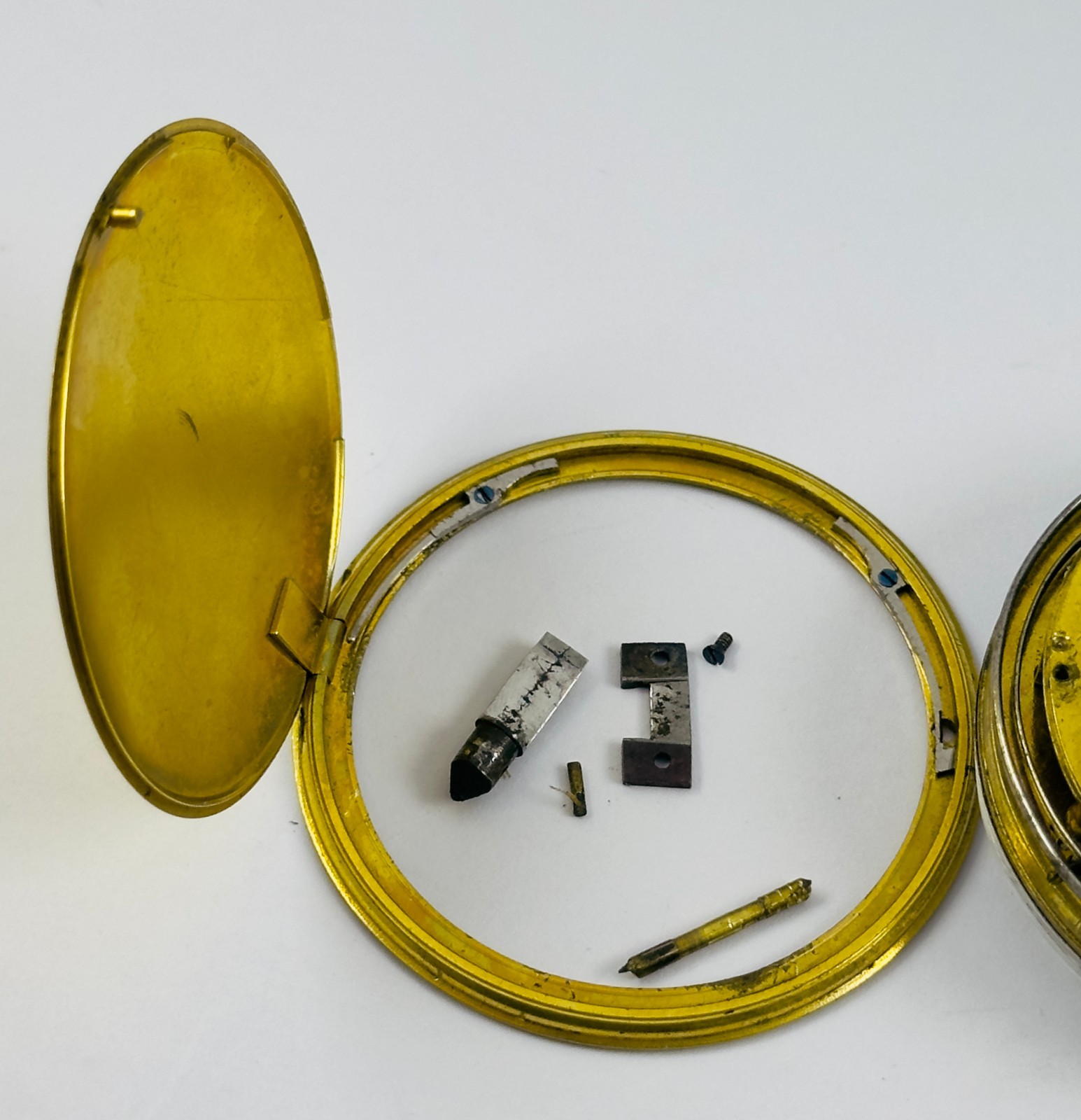 Antique Repeater Fusee Pocket watch Movement and Dial