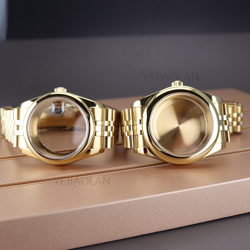 36mm 40mm Watch Case strap Sapphire Glass For nh35 nh36 38 Movement 28.5mm Dial
