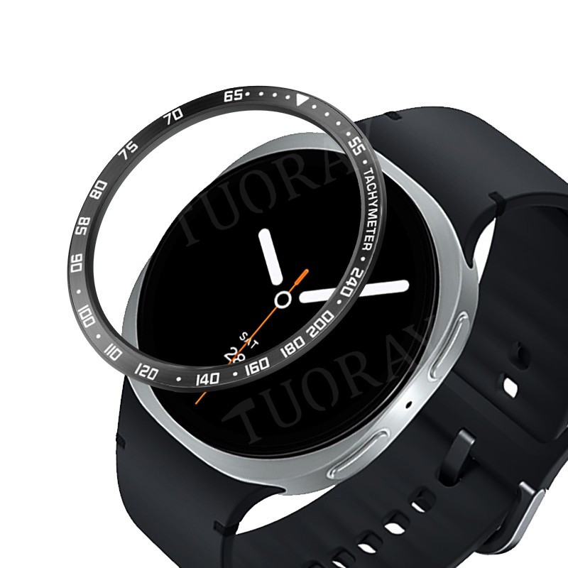 For Samsung Galaxy Watch 8/8Classic 46/44/40mm Bezel Ring Metal Watch Cover Case
