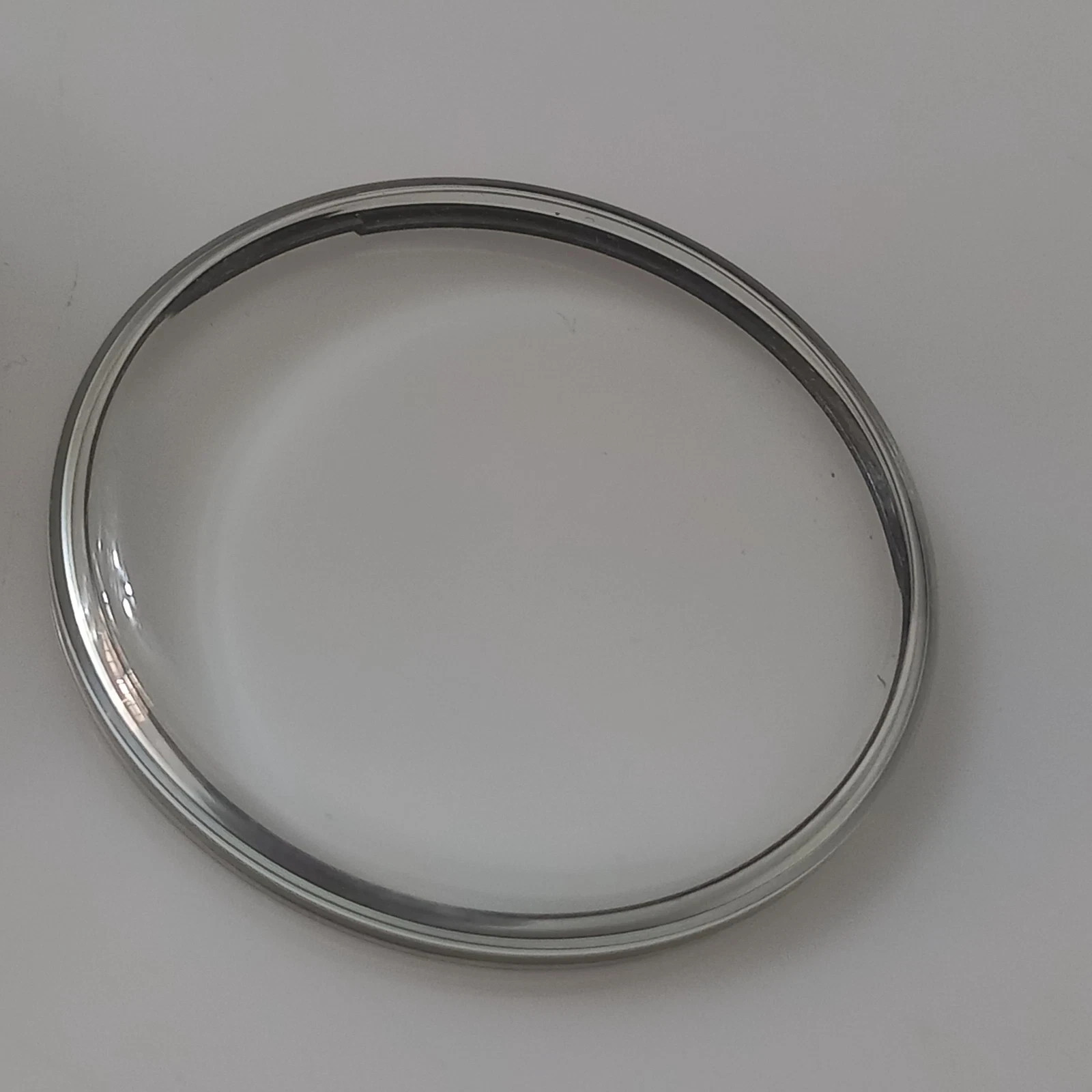GENUINE NOS OMEGA PW5077 PLEXIGLASS CRYSTAL/BLACK RING FOR SPEEDMASTER 145.0022