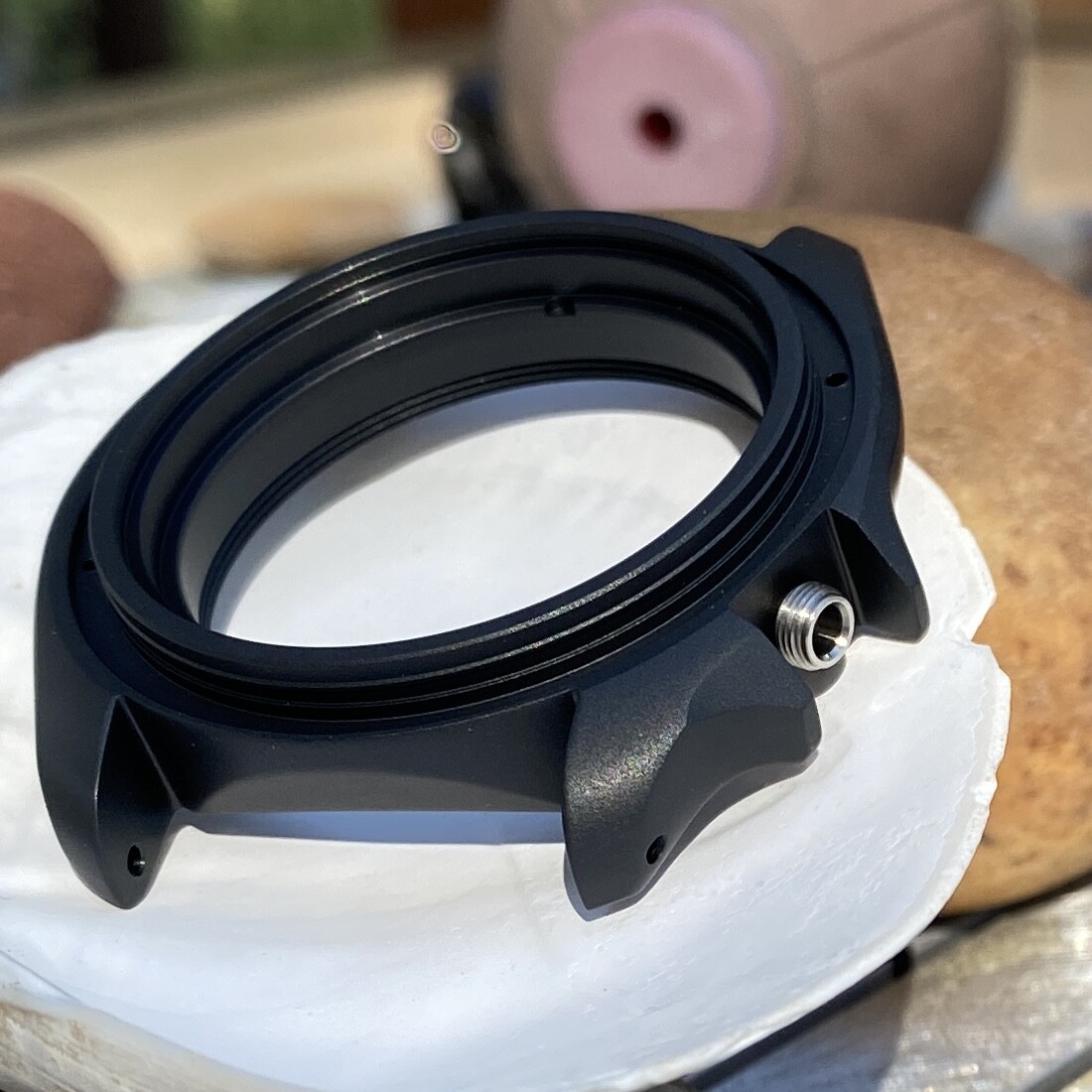 Matte Black PVD Coated SKX007 SRPD Style Watch Mod Case ~ US Seller + Ships Fast