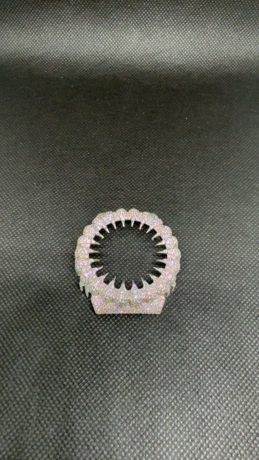 VVS Moissanite Iced Bezel For Casio G Shock GA-2100 Silver Spike Bust Down