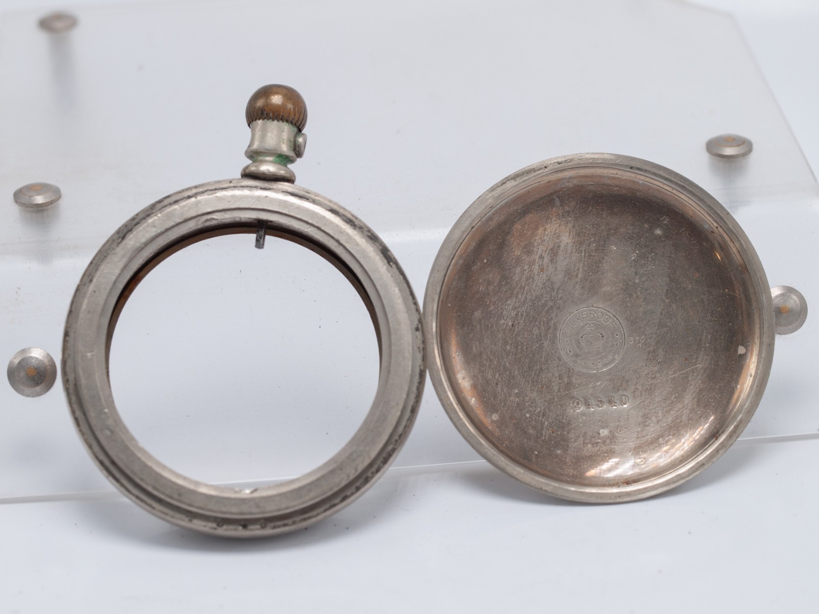 Philadelphia Silverode 18s Pocket Watch Open Face Lever Set Case 57.2mm