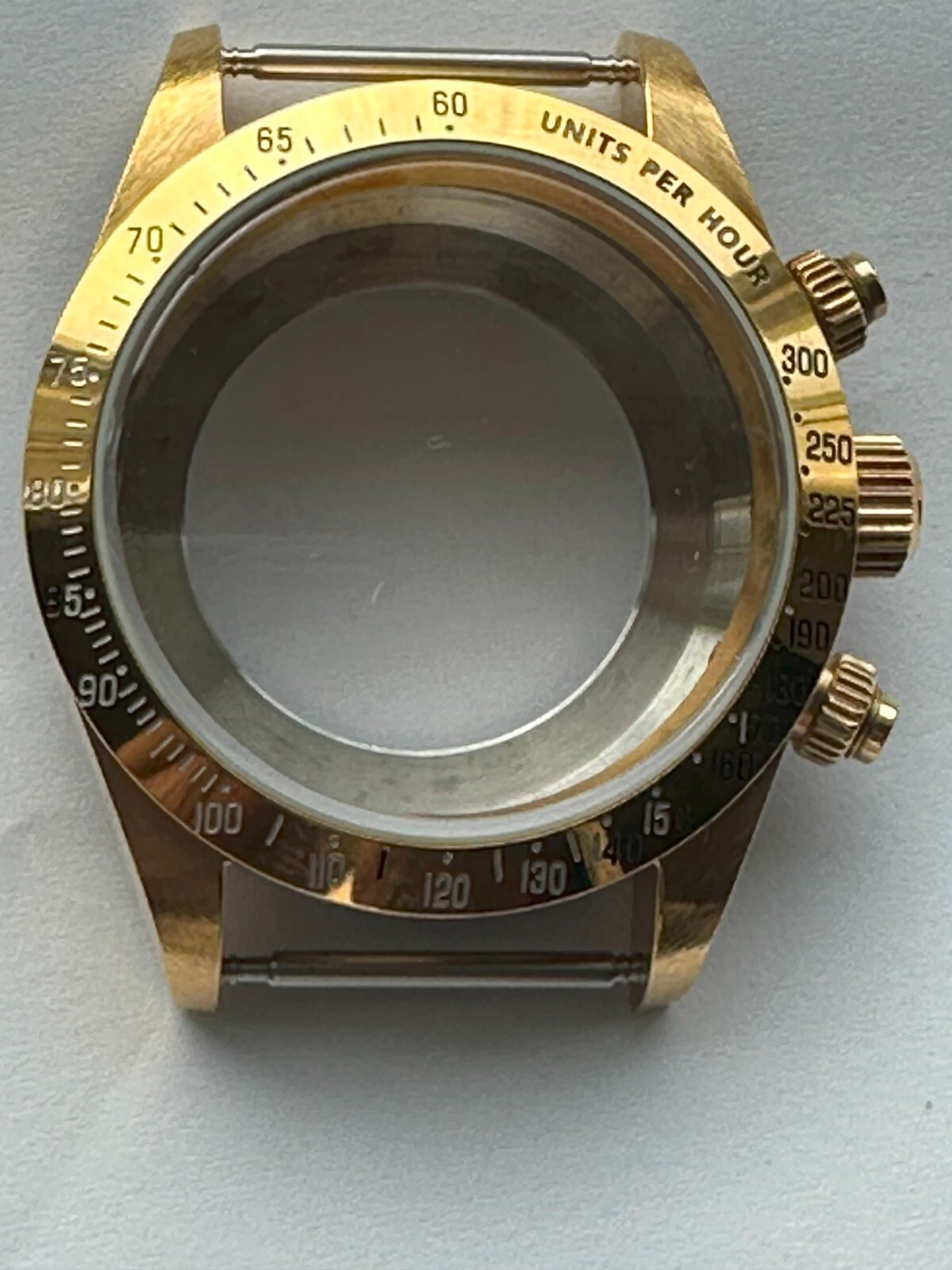 Chronograph watch case ST1901 ST1902 ST1903 TY2903 TY2902 TY2901 24K Gold Plated