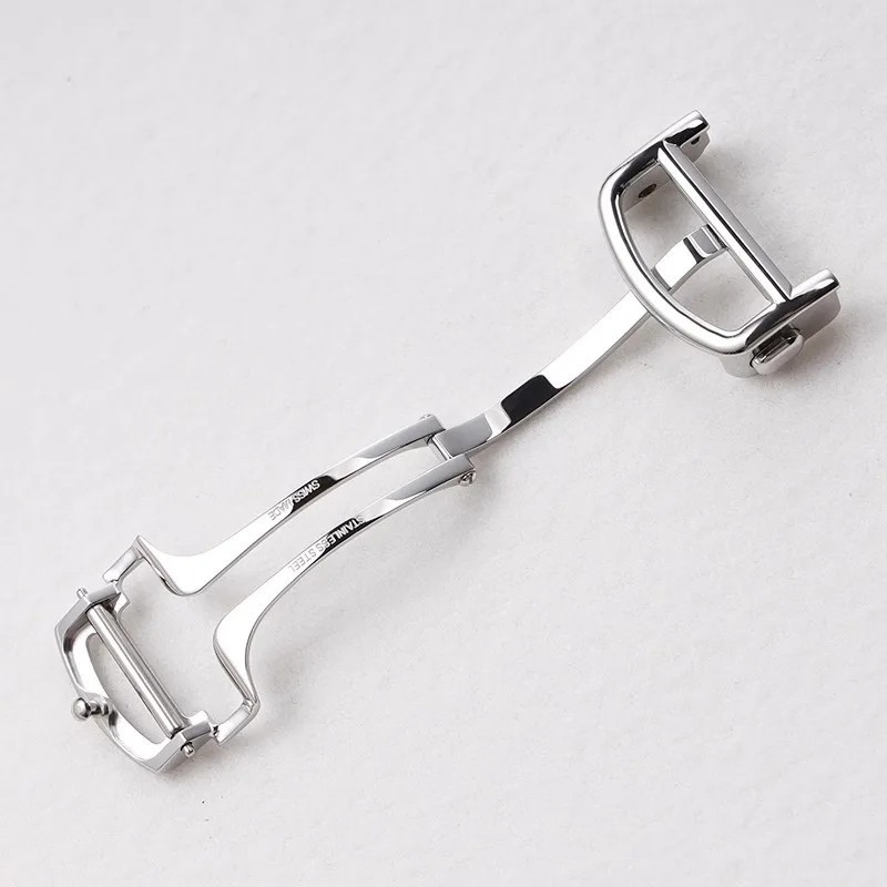 14mm 16mm 18mm Buckle Deployment Clasp Fits Cartier Leather Strap Band NEW