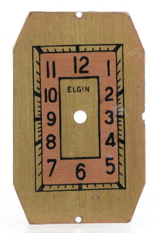ELGIN ART DECO TANK WRIST WATCH DIAL 15.34×24.4mm (KX)