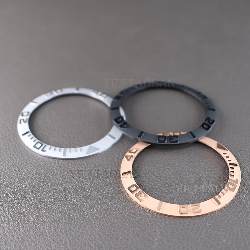 38mm Ceramic Bezel insert Men’s Watches Rings Parts For 40mm Cases Accessory