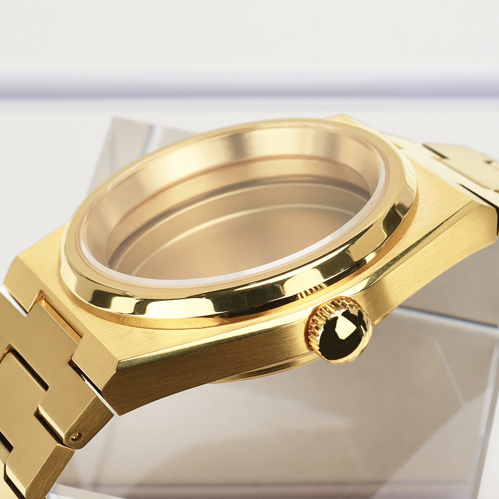 316L Stainless Steel 40mm Watch Case Strap Sapphire PRX Mod For NH35 NH36 NH38
