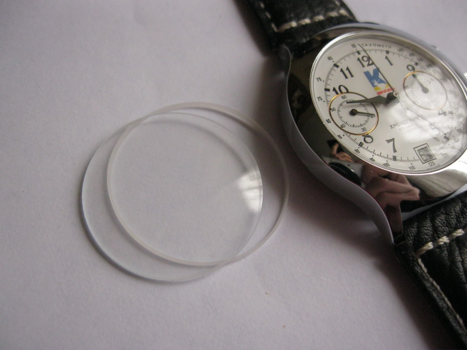 NEW Original glass Watch CHRONOGRAPH 3133 Shturmanskie Poljot Polet ussr