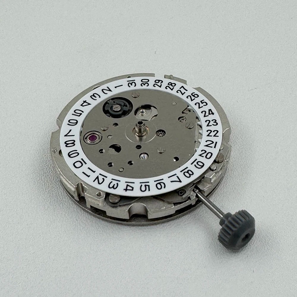Japan Miyota 8215 Mechanical Movement Silver 21 Jewels Date 3H Fit Citizen Watch