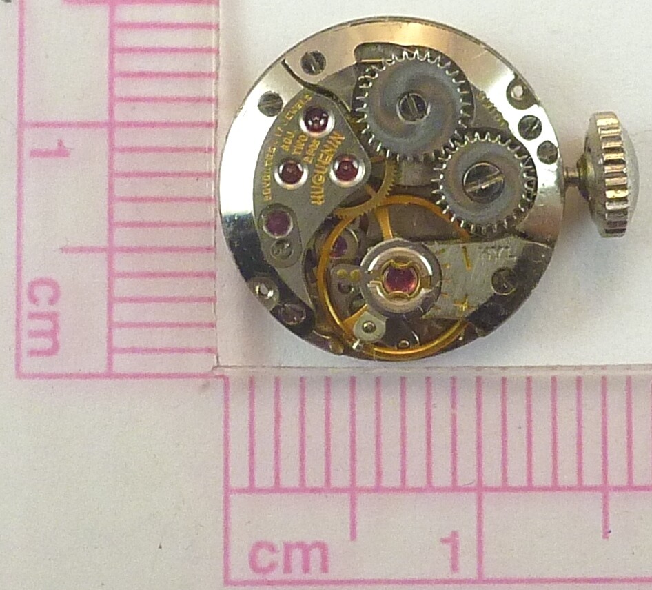 Vintage Huguenin LDS Mechanical Wristwatch Movement – Parts Repair