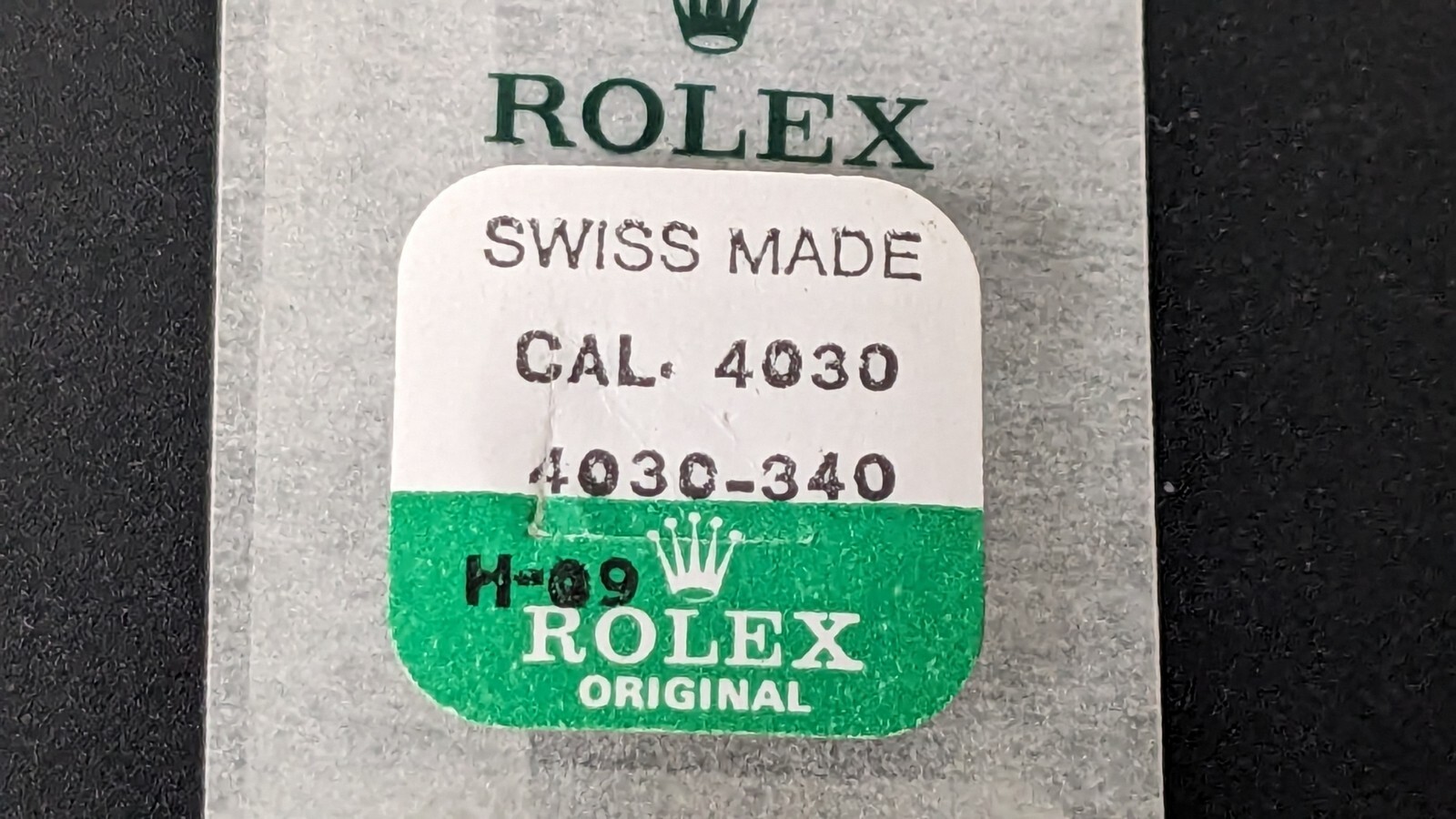 Genuine Rolex Caliber 4030 340 Third Wheel New Condition With Open Case