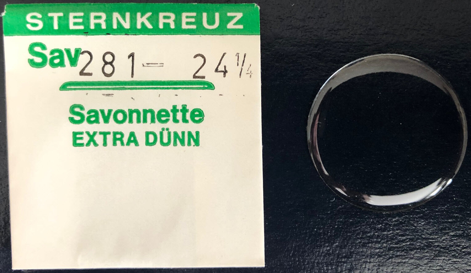 Sternkreuz Savonnette (Extra Thin) – Vintage Watch Crystals – Various Sizes