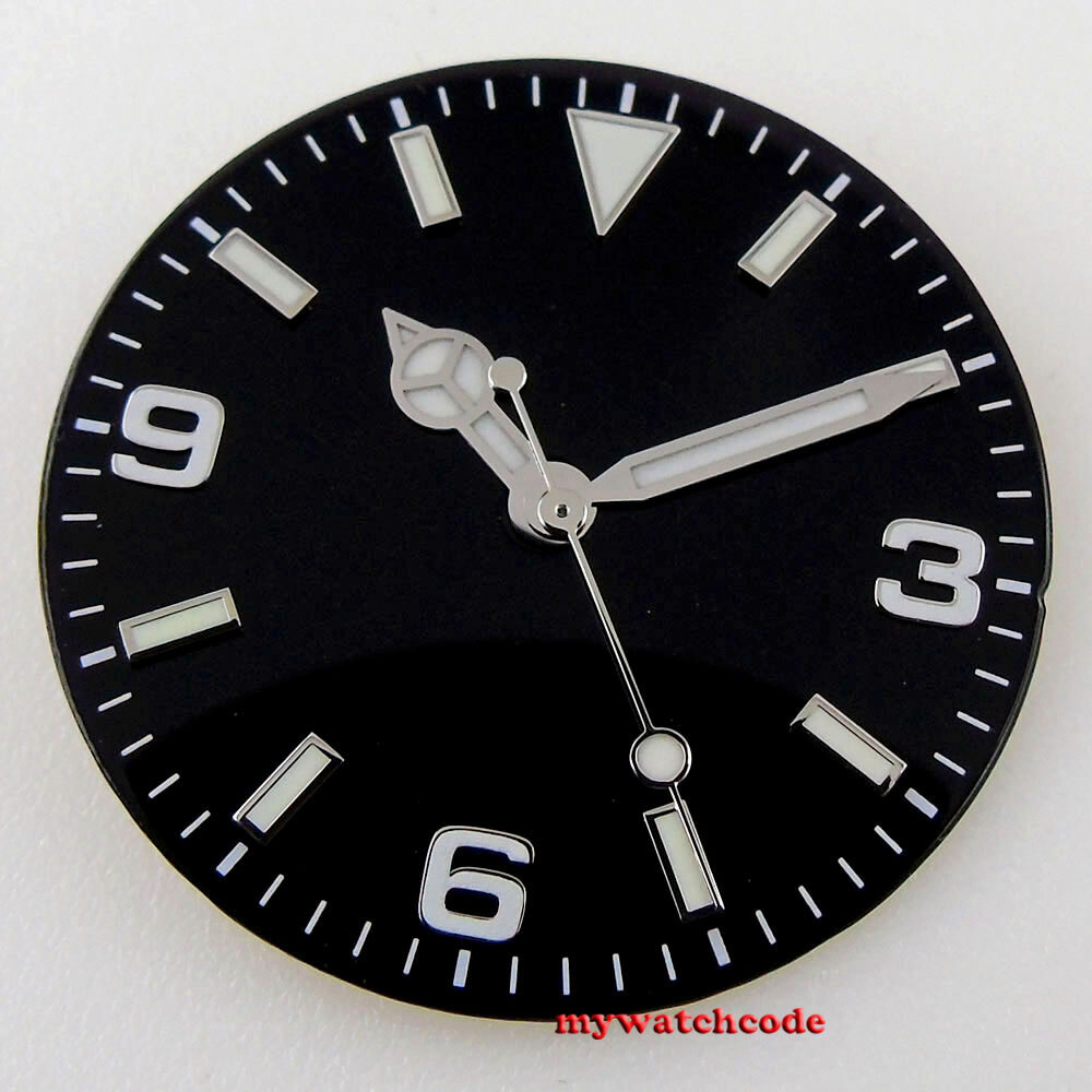 29mm orange blue black white dial fit NH35 NH36 eta 2824 2836 2813 miyota 8215