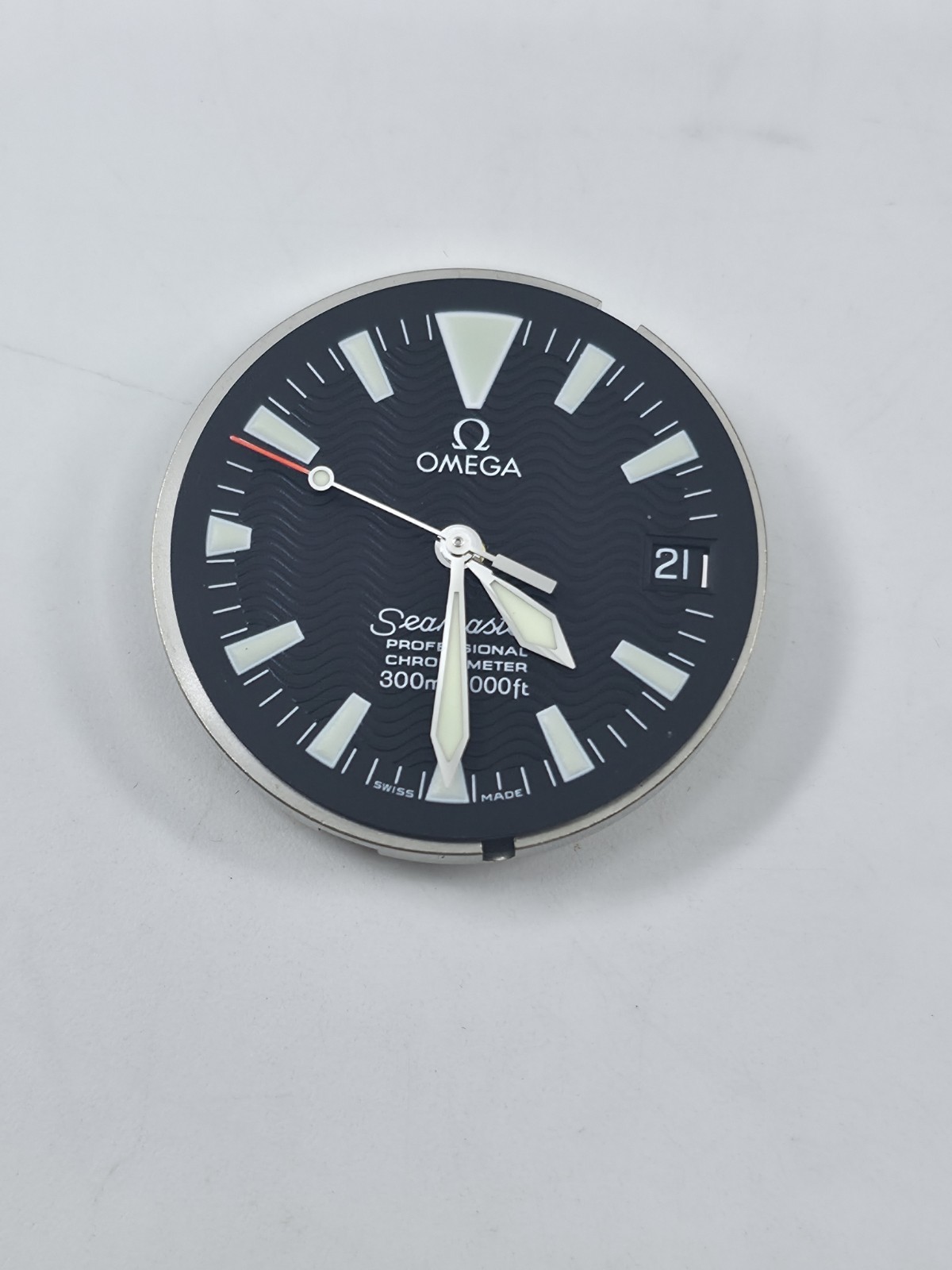 ​Omega Seamaster 300M Cal 1120 Movement 18k Gold Crown Dial Hands Box Manual Set