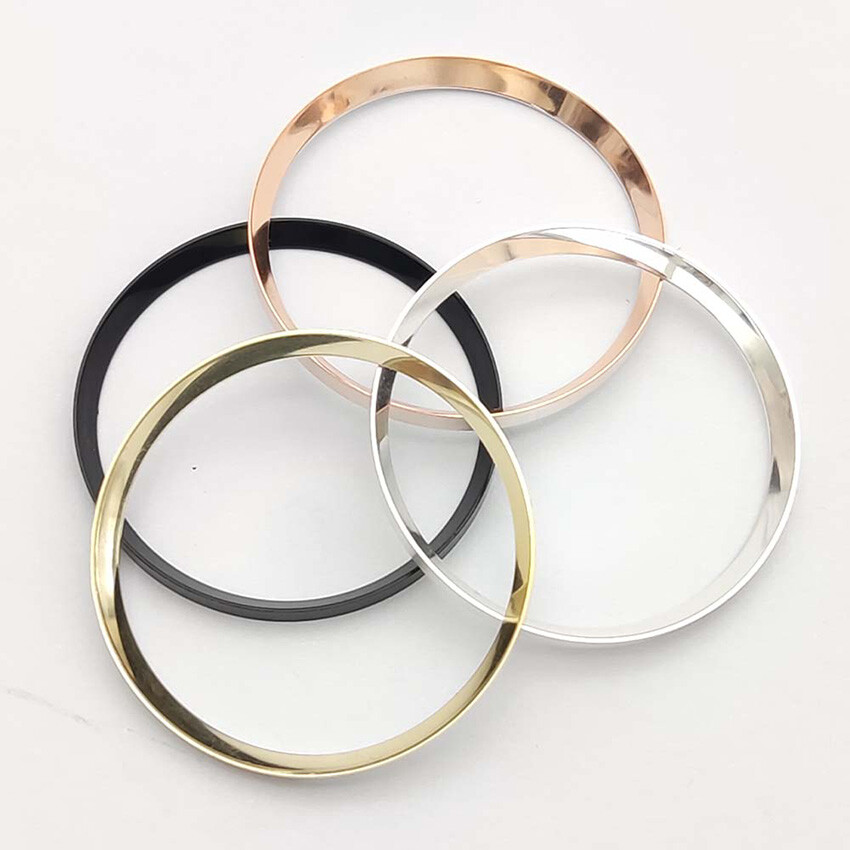 1Pc Watch Case Metal Chapter Ring Watch Inner Shadow Ring Replacement for SKX007
