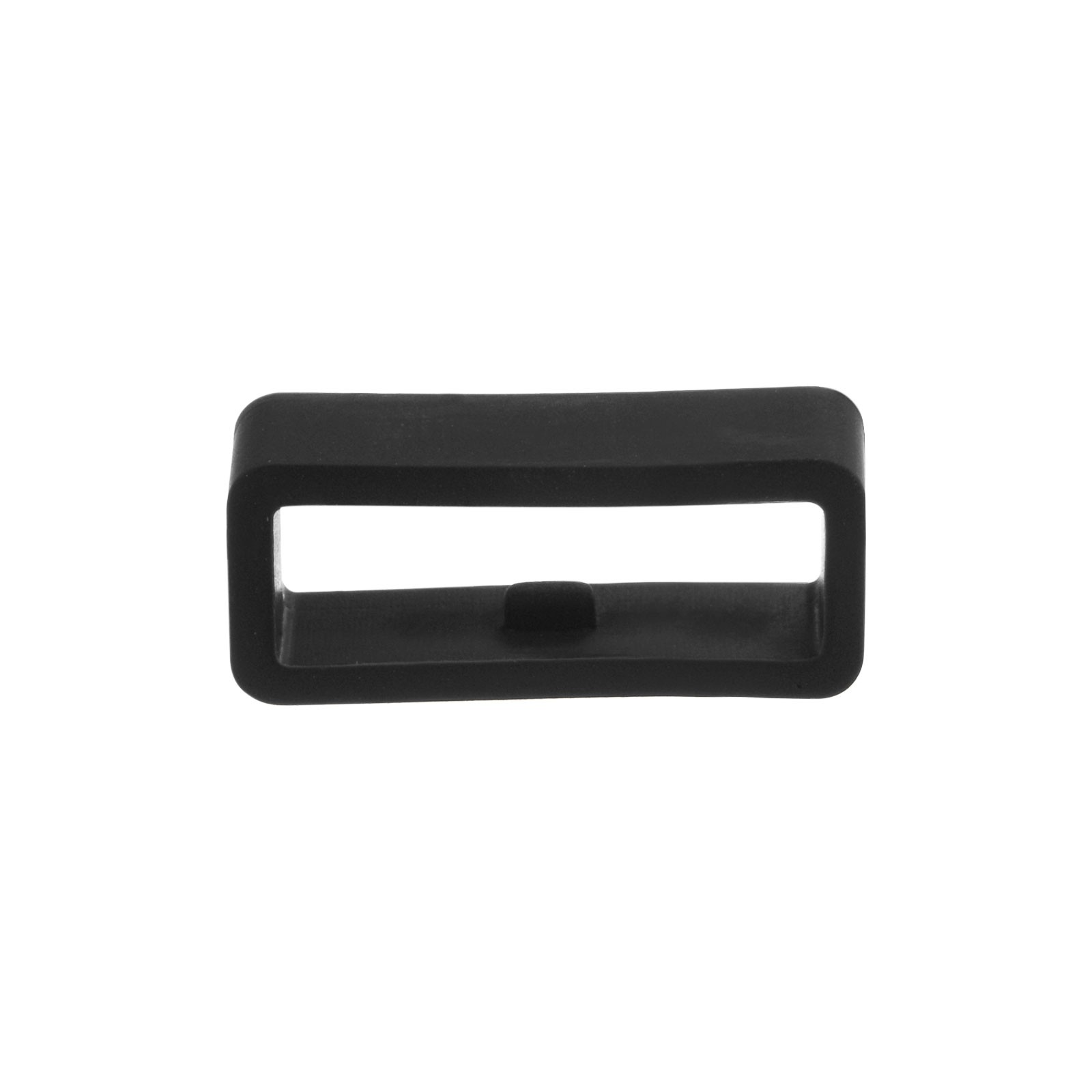 6 pcs Watch Strap Loop Fastener Rings 16mm Rubber Watch Holder Keeper Black