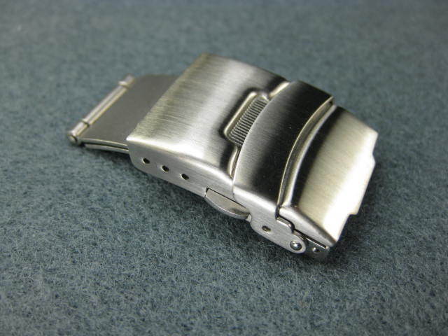 New 24mm 22mm Stainless Deployment Buckle Deployant Clasp with Safety Lock
