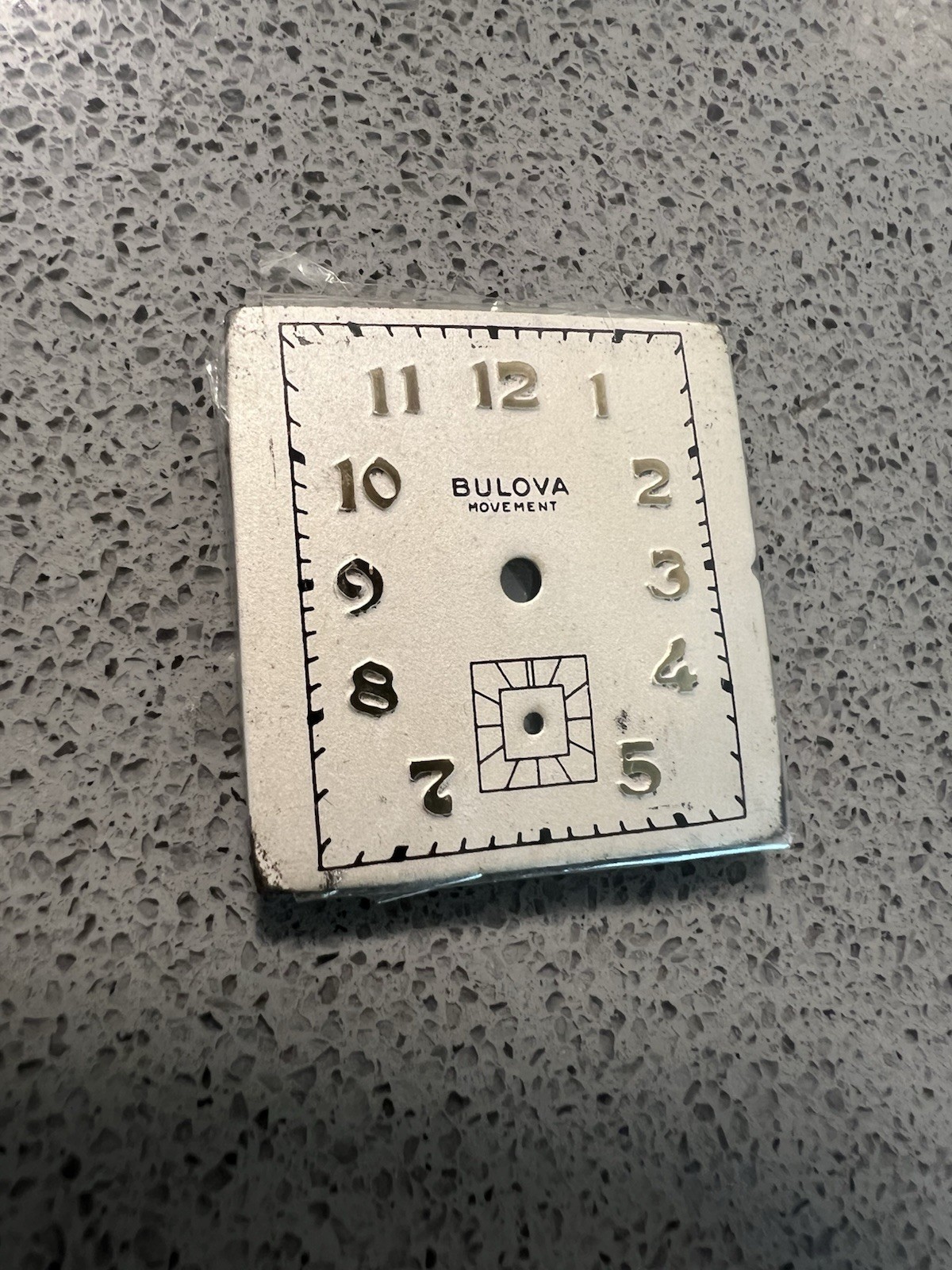 Bulova Vintage Dial With Sub-seconds. 23.3mm x 23.7mm. NOS!